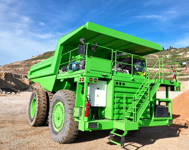 Retrofit diesel haul trucks into battery electric machines
